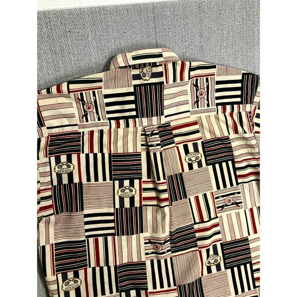 Ralph Lauren Chaps Vintage Shirt Mens XL* All Around Print Summer Camp Golf Club - Picture 8 of 11